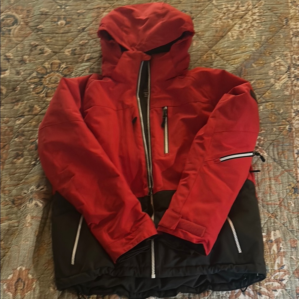 Boulder Gear Red and Black Ski & Snowboard Jacket with Weather-Resistant Fabric